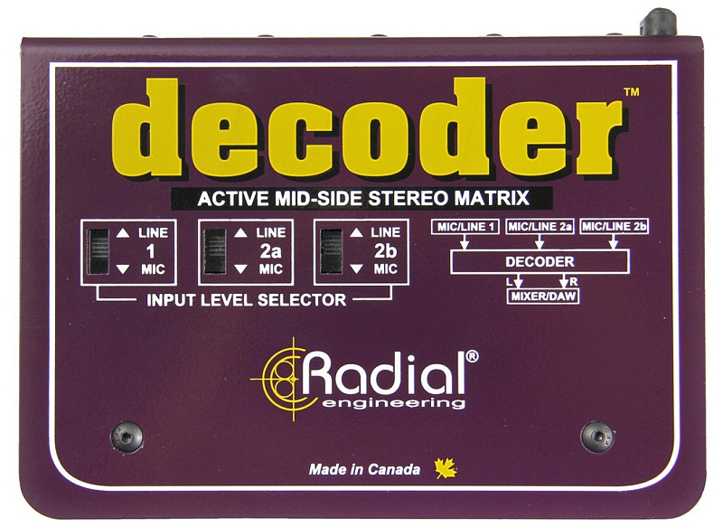 Фото Микрофонный предусилитель Radial Decoder