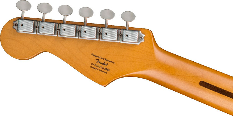 Фото Электрогитара FENDER SQUIER 40th Anniversary Stratocaster MN Aged Hardware Satin Sonic Blue