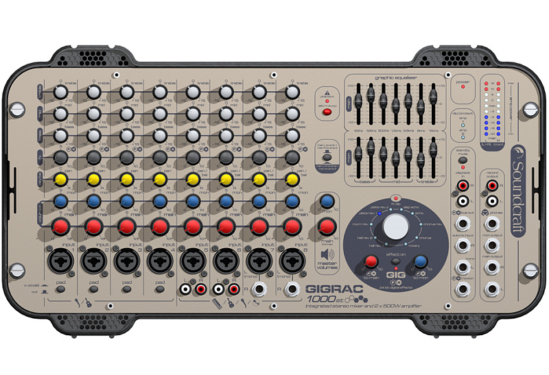 Фото Активный микшерный пульт Soundcraft Gigrac 1000ST