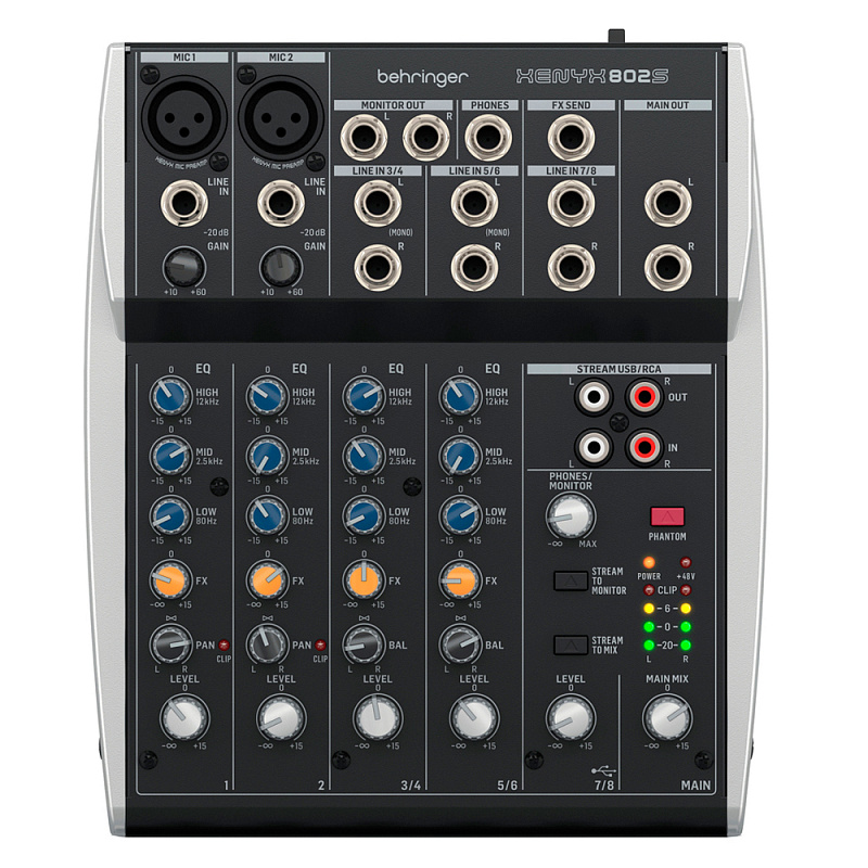Фото Микшерный пульт Behringer Xenyx 802S