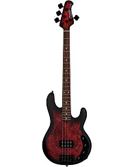 Бас-гитара Sterling StingRay HH Dark Scarlet Burst