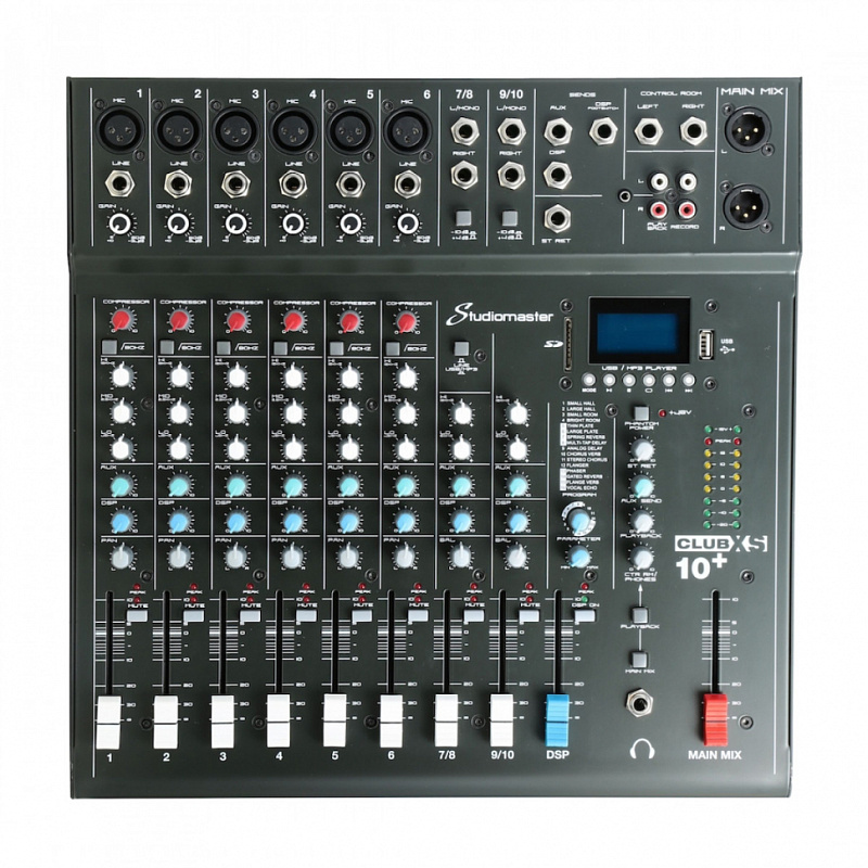 Фото Микшерный пульт STUDIOMASTER CLUB XS10+