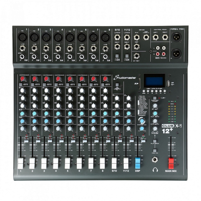 Фото Микшерный пульт STUDIOMASTER CLUB XS12 +