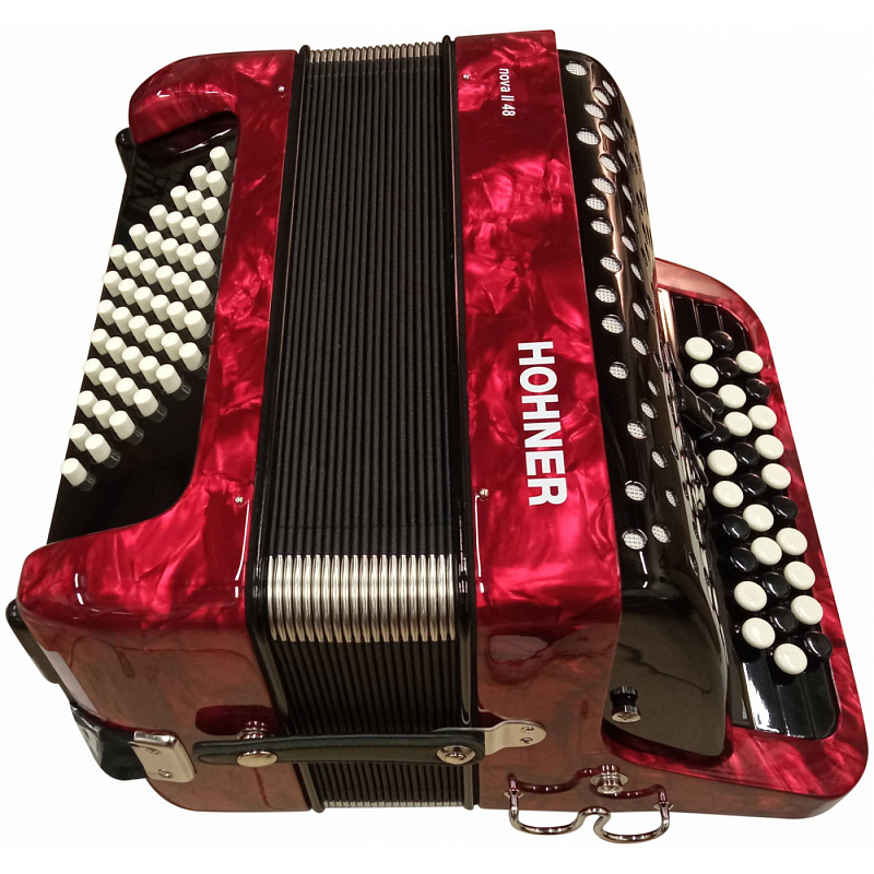 Фото HOHNER Nova II 48 red - Баян ученический Хонер