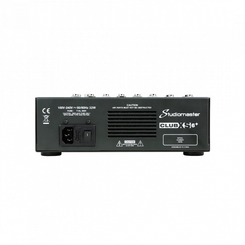Фото Микшерный пульт STUDIOMASTER CLUB XS6 +