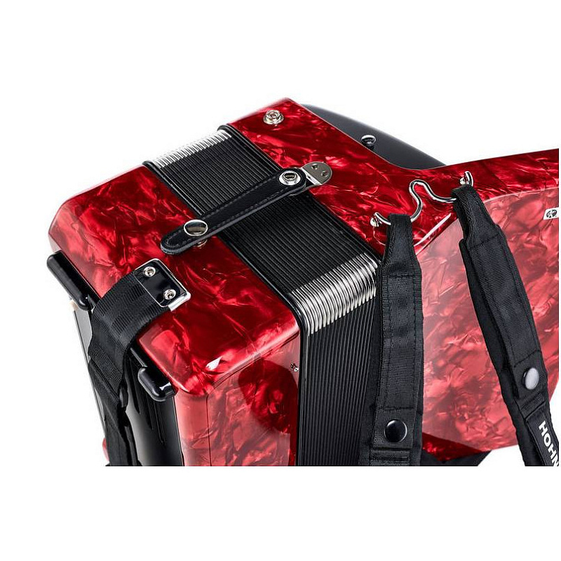 Фото HOHNER Bravo II 48 red - Аккордеон 1/2 Хонер