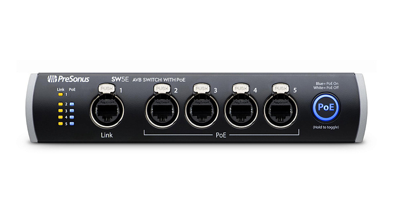 Фото AVB-коммутатор PreSonus SW5E