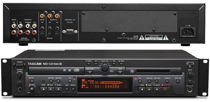 Фото CD/MD проигрыватель Tascam MD-CD1 mkIII