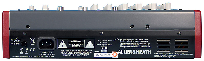 Фото Микшерный пульт Allen & Heath ZED10FX 