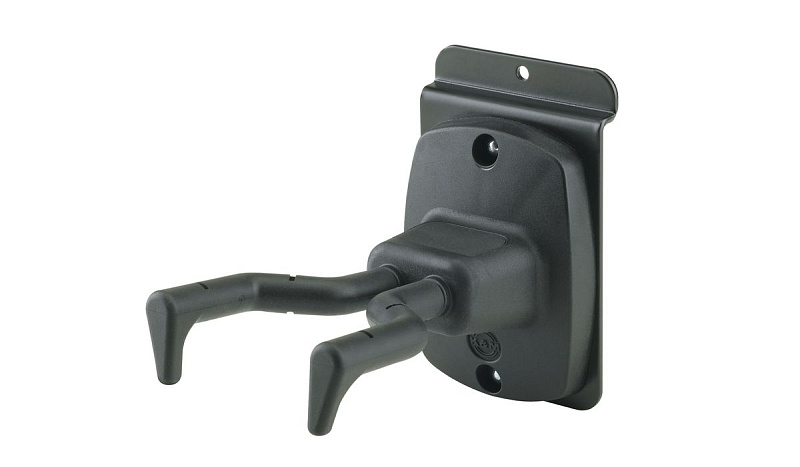 Фото K&M 16240 black  Держатель для гитары настенный