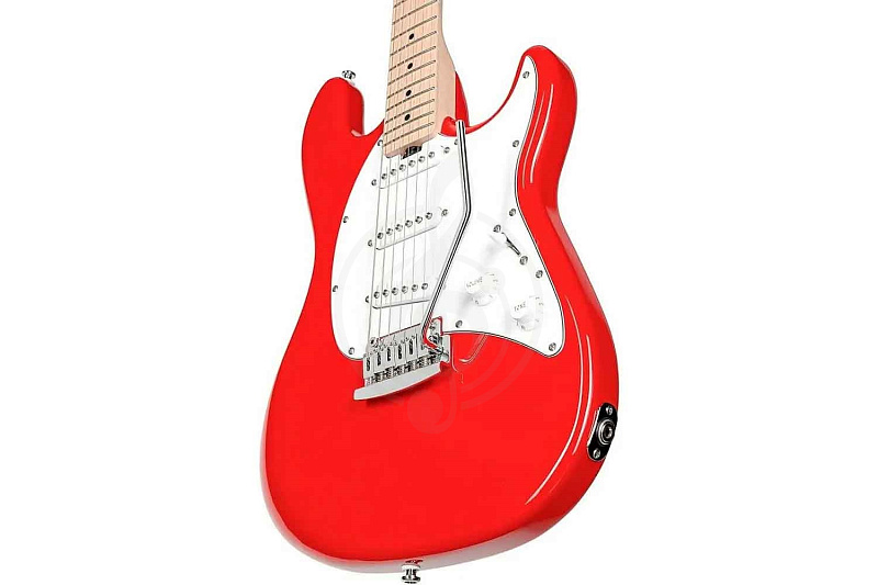Фото Электрогитара Sterling Cutlass SSS Fiesta Red