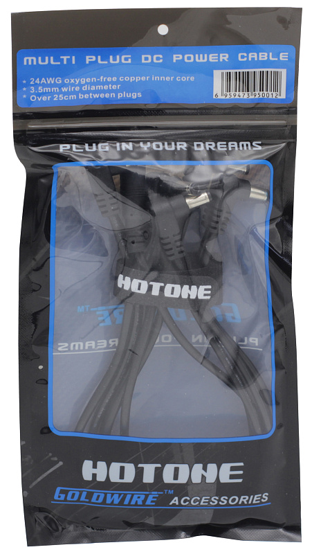 Фото Разветвитель адаптера питания Hotone 5-Plug Angled Head DC Power Cable