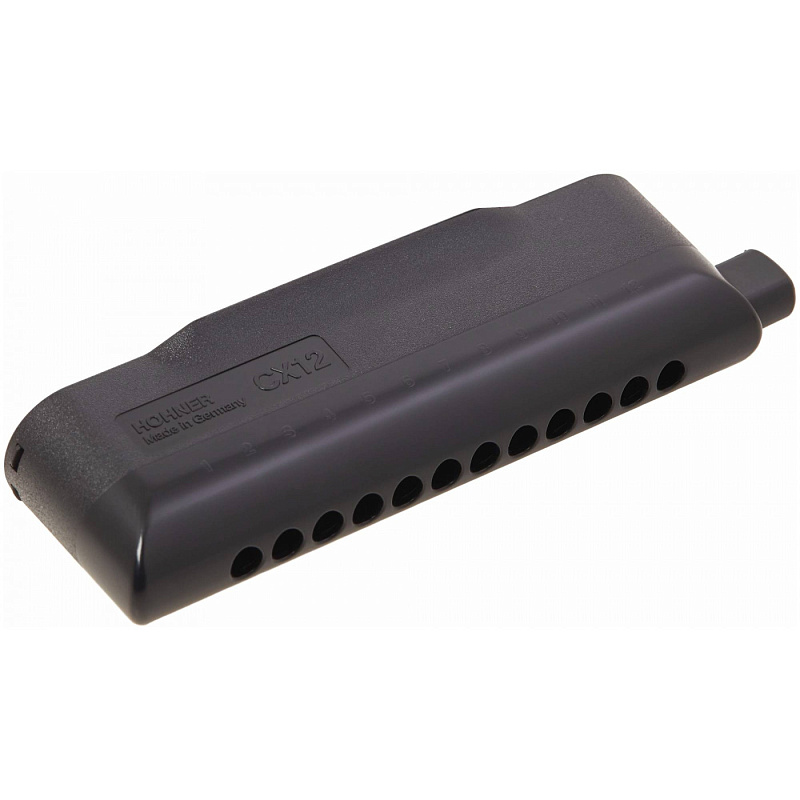 Фото HOHNER CX 12 Black 7545/48 G - Губная гармоника хроматическая Хонер