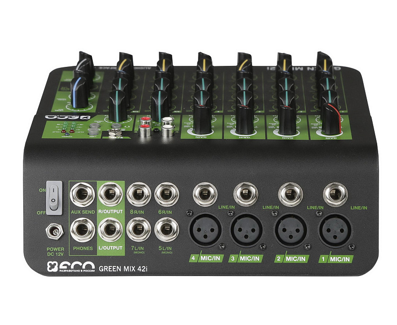 Фото Микшерный пульт ECO GREEN MIX 42i