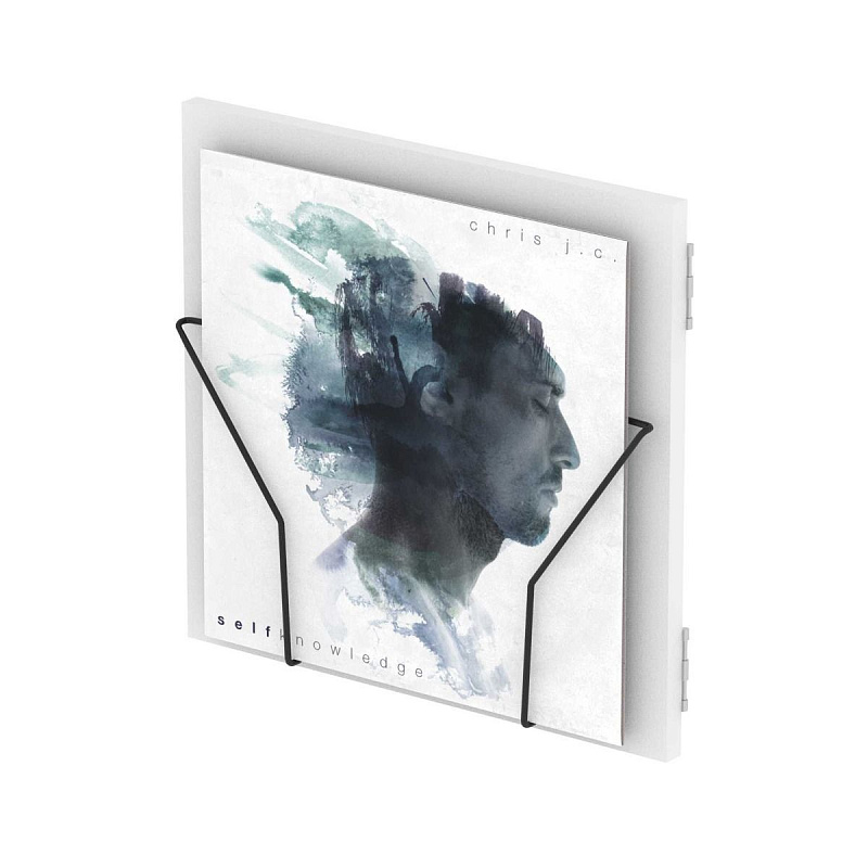 Фото Подставка под виниловые пластинки Glorious Record Box Display Door White