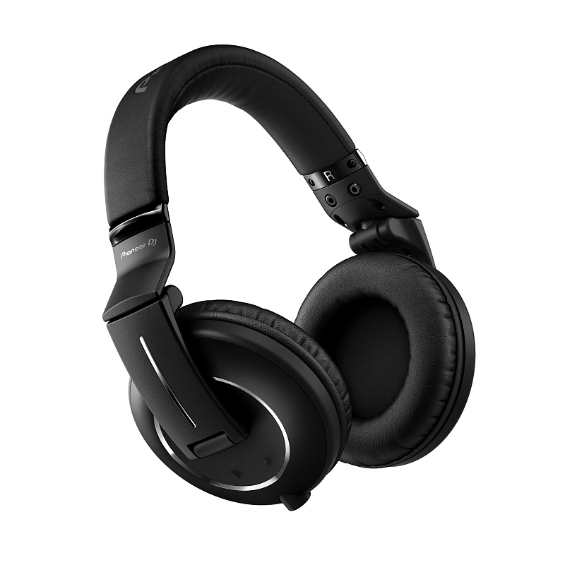 Фото PIONEER HDJ-2000MK2-K DJ наушники, 5 - 30000 Гц, 32 Ом, 3.5 МВт, 107 Дб, металл. 50мм драйвер. 2 шнура (3м и 1,6), 298г., футляр