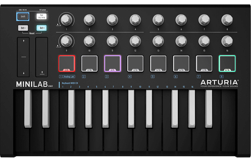 Фото MIDI-клавиатура Arturia MiniLab mkII Inverted